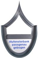 Alufensterbank - passgenau gebogen